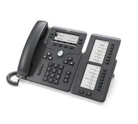 Cisco Modulo di espansione chiave IP Phone 6800, 2 display in scala di grigi, aggiunge 14 tasti di linea e 2 pulsanti pagina, garanzia hardware limitata di 1 anno (CP-68KEM-3PCC=)