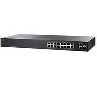 Cisco SB SG200-18 16 port 1000Mb + 2 Smart Switch, 2 x Combo SFPs, SLM2016T-EU