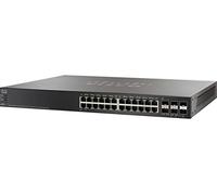 CISCO SG500X-24MPP - Switch gestito a 24 porte, con 4 porte SFP+ e 2 porte combinate a 10 Gigabit