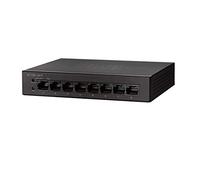 Cisco Small Business SF110D-08HP Non gestito L2 Fast Ethernet (10/100) Nero Connessione Ethernet, supporto alimentazione tramite questa porta (PoE) - Interruttori di rete (non gestiti, L2, Fast Ether