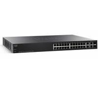 Cisco Small Business SF300-24PP Gestito L3 Fast Ethernet (10/100) Nero Supporto Power over Ethernet (PoE)