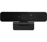 Cisco - Telecamera da scrivania 4K in carbonio con video Ultra HD fino a 4K, doppio microfono, prestazioni in condizioni di scarsa illuminazione, garanzia hardware limitata di 1 anno (CD-DSKCAM-C-US)