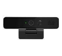 Cisco - Telecamera da scrivania 4K in carbonio con video Ultra HD fino a 4K, doppio microfono, prestazioni in condizioni di scarsa illuminazione, garanzia hardware limitata di 1 anno (CD-DSKCAM-C-US)