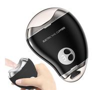 Ciseaux de Coupe d’Ongles Électriques - Broyeur d’Ongles Double Tête | Électrique Sécurisé 3 Vitesses | Forme Mangue pour Adultes et Seniors