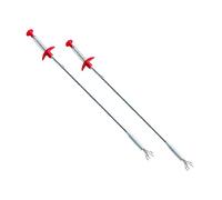 Cisixin 2 Pezzi Spirale Sturatubi - Pulisci Scarico Utensile di Pulizia con Gancio per Rimuovere Capelli Lavandino