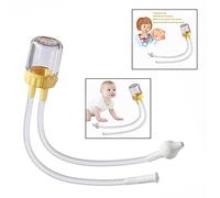 Cisixin Aspiratore nasale di sicurezza per neonati,Aspirazione per il naso,Lavabile e riutilizzabile