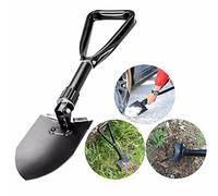 Cisixin Pala Pieghevole Militare Mini Multifunzionale Portatile, per Il Giardinaggio, Campeggio, Trekking