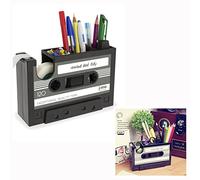 Cisixin Portapenne a Forma di Musicassetta - Portapenne da Scrivania pour Ufficio, Studente