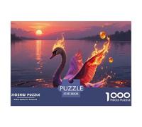 Cisne 1000 Pezzi Puzzle Adulti Impegnativo E Difficile Per Difficoltà Sfida Per Adulti E Ragazzi Collection Decorazione Domestica Regalo Giocattolo Colorato Per La Famiglia 38x26cm/1000pcs