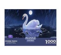 Cisne 1000 Pezzi Puzzle Adulti Impegnativo E Difficile Per Qualità Premium Per Adulti E Bambini Da 14 Anni E Più Puzzle Per Gioco Familiare, Festa Aziendale Regalo Giocattolo Colorato Per La Famigli