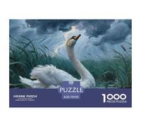 Cisne Jigsaw Puzzle Impossible 1000 Pezzi Decorazione Per La Casa. Giochi Rilassamento E Intelligence Per Adulti E Bambini Da 12 Anni 70x50cm/1000pcs