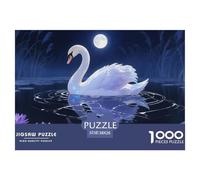 Cisne Puzzle Impossible 1000Pcs Decorazione Per La Casa. Giochi Rilassamento E Intelligence Per Adulti E Ragazzi Da 14 Anni 38x26cm/1000pcs