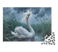 Cisne Puzzle Impossible 500 Pezzi Decorazione Per La Casa. Rilassamento E Intelligence Per Adulti E Bambini Da 12 Anni 500pcs (52x38cm)