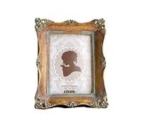 CISOO - Cornice portafoto in Stile Vintage, Dimensioni 2,5 x 3,5 cm, da Appendere alla Parete, Decorazione per la casa Art Deco Bronzo