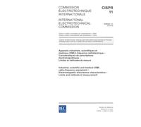 CISPR 11 Ed. 4.1 b:2004, Industrial, scientific and medical (ISM) radio-frequency equipment - Electromagnetic disturbance characteristics - Limits and methods of measurement