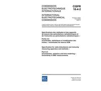 CISPR 16-4-2 Ed. 1.0 b:2003, Specification for radio disturbance and immunity measuring apparatus and methods - Part 4-2: Uncertainties, statistics ... modelling - Uncertainty in EMC measurements