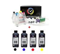 Ciss per Epson con 4x250ml inchiostro Inktec di alta qualità per Cartucce ser...