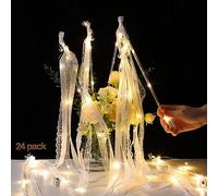 CISSIYOG Bacchette Magiche per Matrimonio con Bagliore di Luce LED
