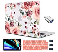 CISSOOK Custodia rigida opaca per MacBook Air da 13,6 pollici 2024 2022 Release M3 A3113 A2681 M2, custodia rigida opaca con copertura per tastiera + adattatore da USB C a USB 3.0 per MacBook Air 13,6