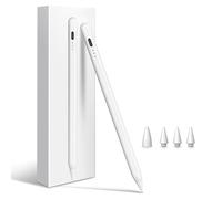Cisteen Penna stilo per iPad 2025-2018, matita per iPad 11th A16/10/9/8/7/6, Air 11/13 M2/M3, Pro 11/13 M4, Pro 12,9", Air 5/4/3, Mini 7 A17 Pro/6/5, con ricarica più veloce, sensore di inclinazione