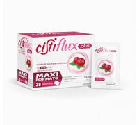 Cistiflux Plus, Integratore a Base di Estratto di Mirtillo Rosso,Cranberry Americano, e D-Mannosio, 28 Bustine, Gusto Frutti di Bosco