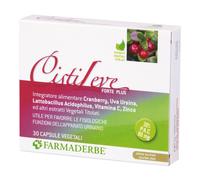 Farmaderbe Integratore alimentare Cistileve Forte Plus per apparato urinario 30 capsule (15 g)