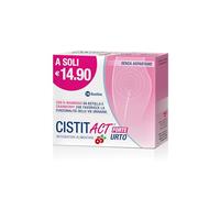 Cistit Act Forte Urto, Integratore Alimentare che Favorisce la Funzionalità delle Vie Urinarie, a base di D-Mannosio e Mirtilli Rossi, con Edulcorante, 1 Conƒezione da 14 Bustine