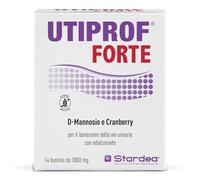 Cistite D-Mannosio E Cranberry Utiprof Forte - Zinco 14 Buste STARDEA | Alto Dosaggio Con Propoli Ed Erica - Per La Funzionalità Delle Vie Urinarie - Ingredienti Naturali