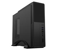 CiT S014B Nero Slim Micro ATX o ITX Case 300w PSU Built-in Card Reader