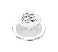 Cita sempre le tue prove Divertente insegnante di inglese PopSockets PopGrip per MagSafe