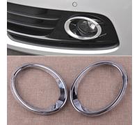 Citall 2Pcs Cromo Fendinebbia Anteriore Lampada Profilo di Copertura Auto Stile