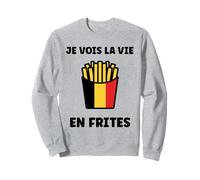 Citation Drapeau belge Coeur Amour Belgique Frites Felpa