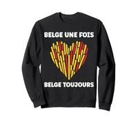 Citation Frites Drapeau Belgique Une fois Humour Belge Felpa