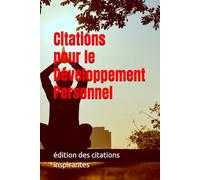 Citations pour le Développement Personnel