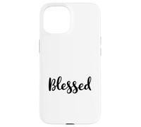 Citazione cristiana benedetta positiva Custodia per iPhone 15