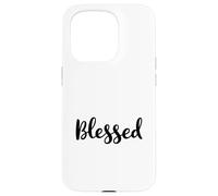 Citazione cristiana benedetta positiva Custodia per iPhone 15 Pro