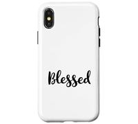 Citazione cristiana benedetta positiva Custodia per iPhone X/XS