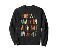 Citazione Cristiana ispiratrice di Walk by Faith Felpa