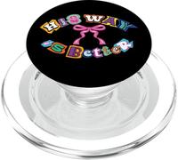 Citazione cristiana La sua via è migliore Versetto biblico PopSockets PopGrip per MagSafe