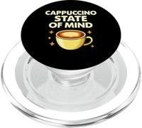 Citazione del caffè allo stato d'animo del cappuccino PopSockets PopGrip per MagSafe