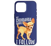 Citazione del viaggiatore Le mie guide di Chihuahua Seguo Cute Dog Lovers Custodia per iPhone 16 Pro Max