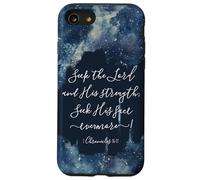 Citazione della Bibbia cristiana cerca il Signore e la sua Custodia per iPhone SE (2020) / 7/8