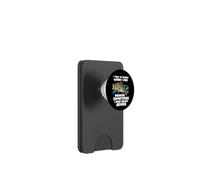 Citazione della stagione di pesca del pescatore Parlo a me stesso quando pesco PopSockets PopWallet per MagSafe