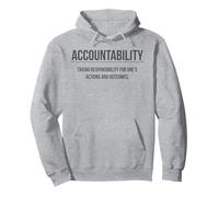 Citazione dello Slogan Motivazionale dell'imprenditore di responsabilità Felpa con Cappuccio