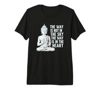 Citazione di Buddha: La Via è nel Cuore Maglietta Premium