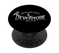 Citazione di Edgar Allan Poe, Quoth the Raven Nevermore PopSockets PopGrip Adesivo