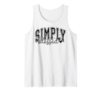 Citazione di Fede Semplicemente Benedetta Tipografia Cristiana Minima Canotta