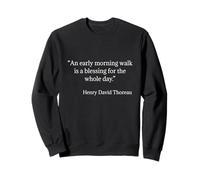 Citazione di Henry David Thoreau Mattina Presto Felpa