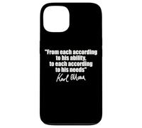 CITAZIONE DI KARL MARX: A OGNI SECONDO LE SUE ESIGENZE DI ABILITÀ Custodia per iPhone 13