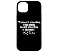 CITAZIONE DI KARL MARX: A OGNI SECONDO LE SUE ESIGENZE DI ABILITÀ Custodia per iPhone 14 Plus